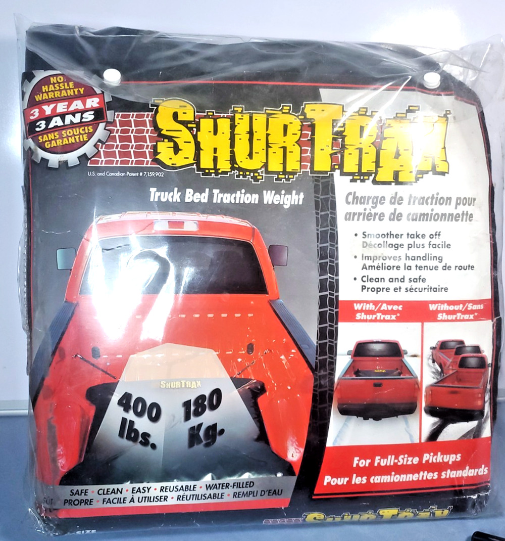 ShurTrax Truck Bed Traction Weight 400 lbs Full Size Pickup Ballast Water Bag